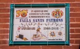 Col·locació de la Placa Commemorativa